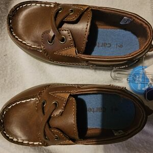 Carter's Brown Kids Boat Shoes